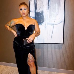 House of CB black gown